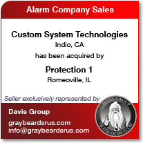 Custom System Technologies acquired by Protection 1