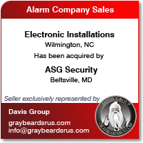 Electronic Installations acquired by ASG Security